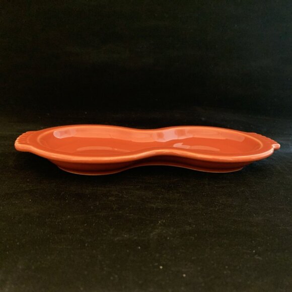 Fiesta Cinnabar Sugar Creamer Tray Underplate Fiestaware Home Laughlin HLC USA - Picture 2 of 8